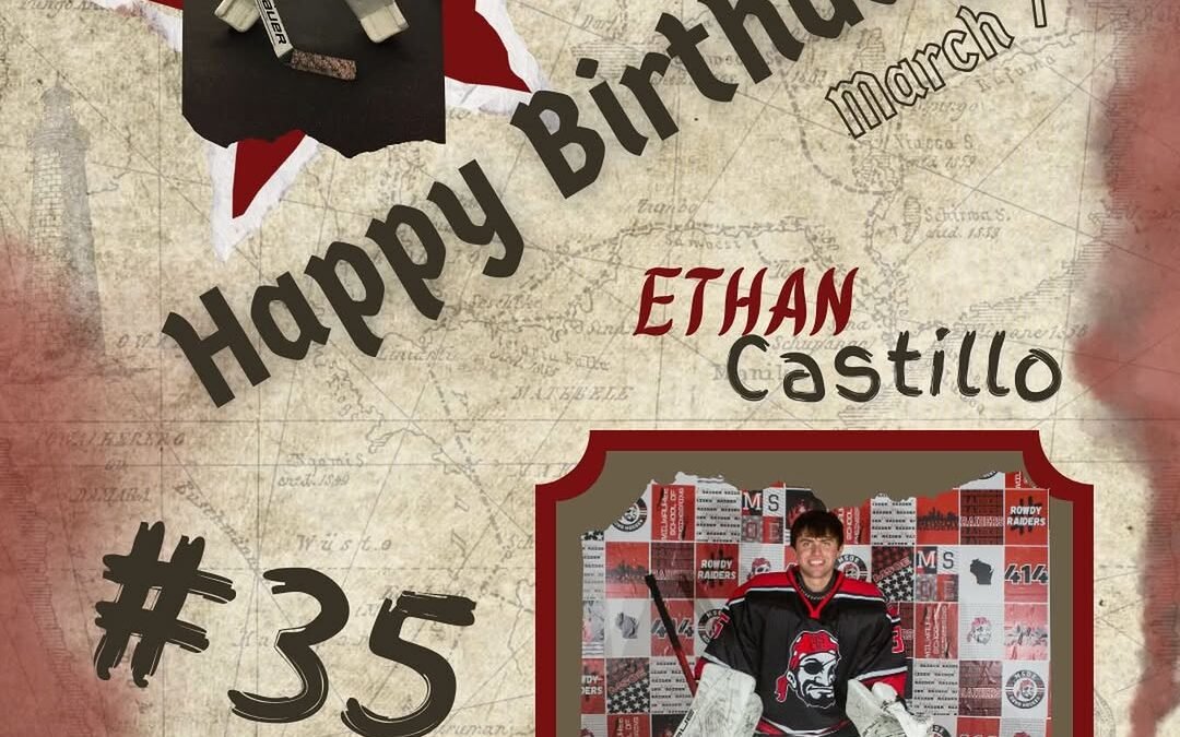 Wishing a Happy Birthday to our #RowdyRaider Freshman Goalie Ethan Castillo!