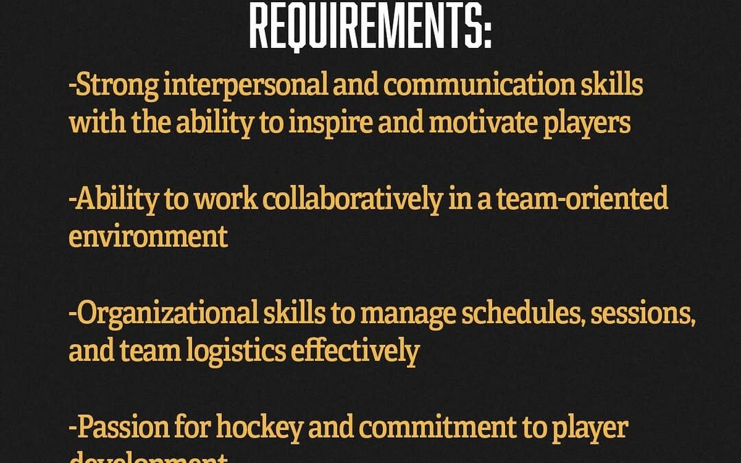 UWO Hockey is looking for an assistant coach!