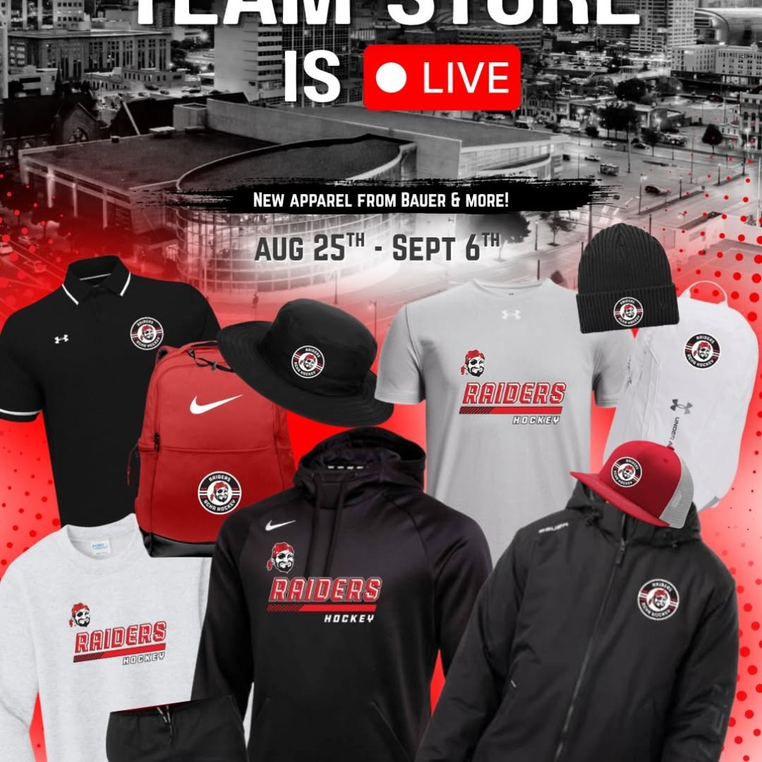 The #RowdyRaiders team store is OPEN!