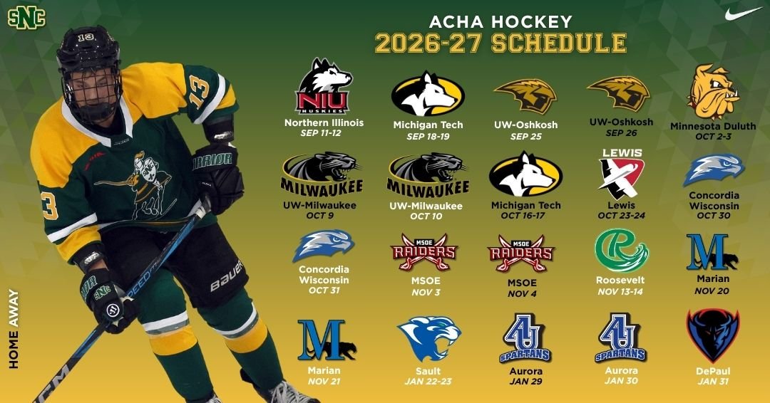 Year 2 for ACHA Hockey starts on Friday!