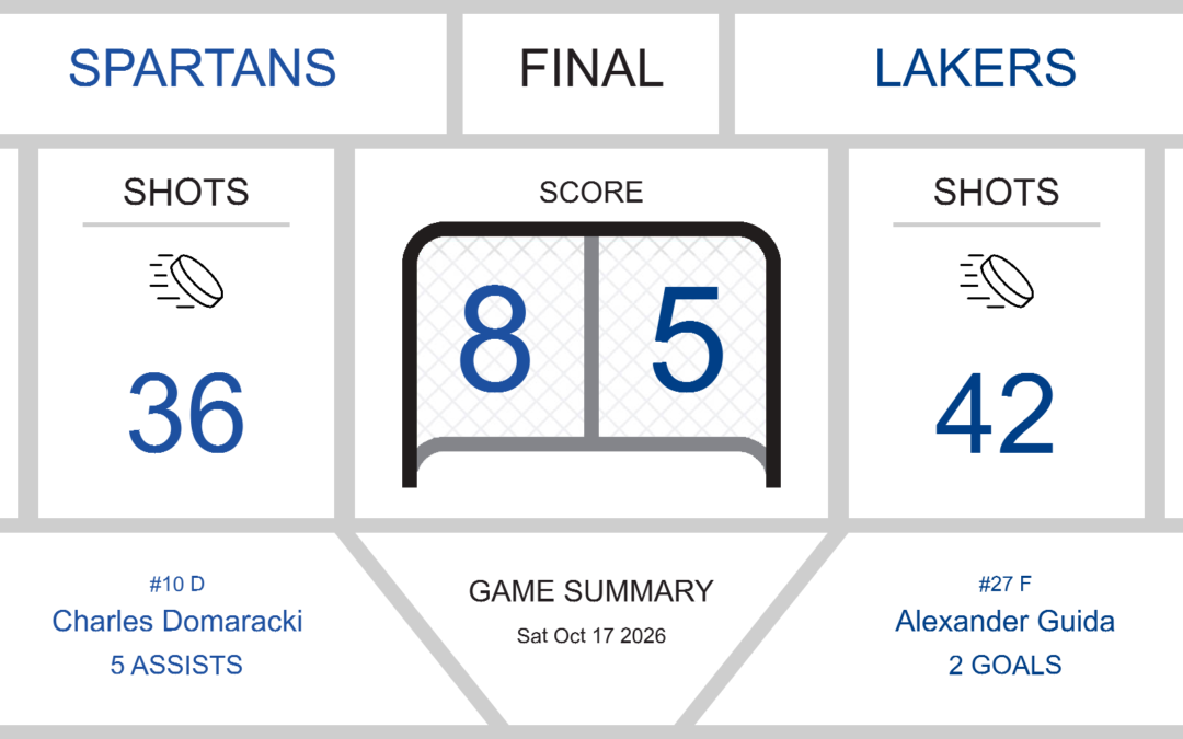 Spartans Triumph Over Lakers in Thrilling 8-5 Victory